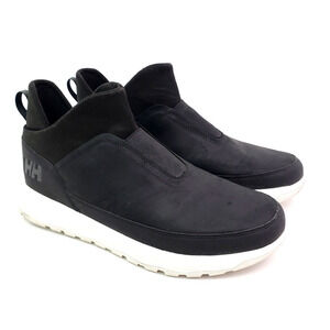 HH Helly Hansen Cora Womens Size 10 Black Leather Waterproof Boots Shoes